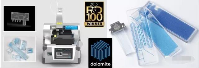 Dolomite的微流体3D打印机和芯片