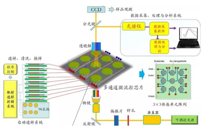 集成微流控纳米光子学传感检测系统研究